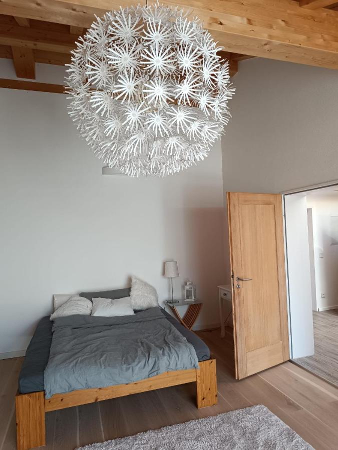 Apartment Unterm Dach Mit Kleinem Seeblick Münsing Buitenkant foto